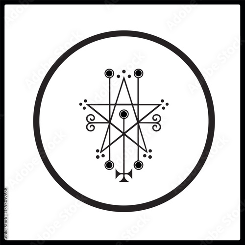 Astaroth is often associated with demonology or occult symbols.
