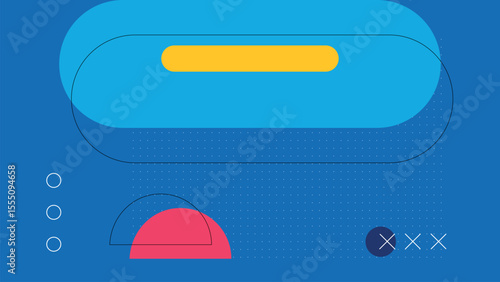 Bold Tech Style Illustration Background