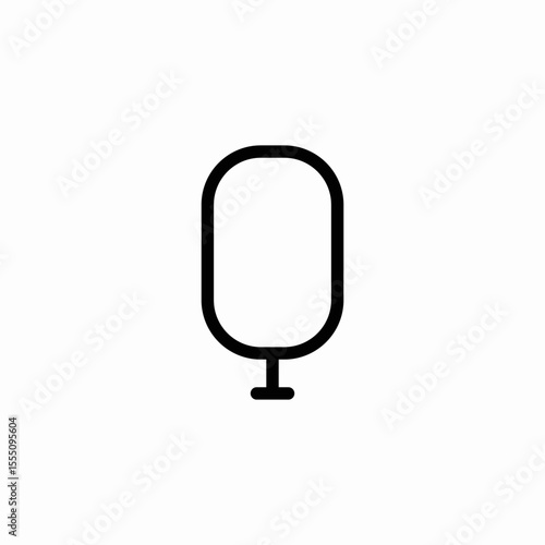 square shaped tree icon sign vector