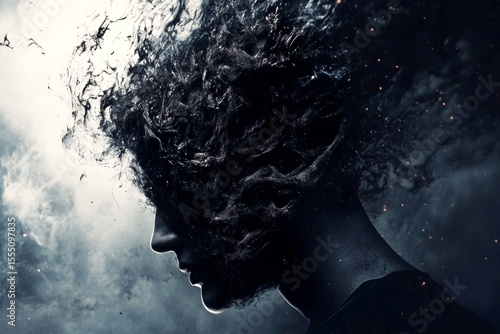 Depressive mood. Lack of purpose - cause of depression: abstract image of physical state. Dealing with depression. Metaphorical lack of purpose perceptions of a loss of pleasure or interest.