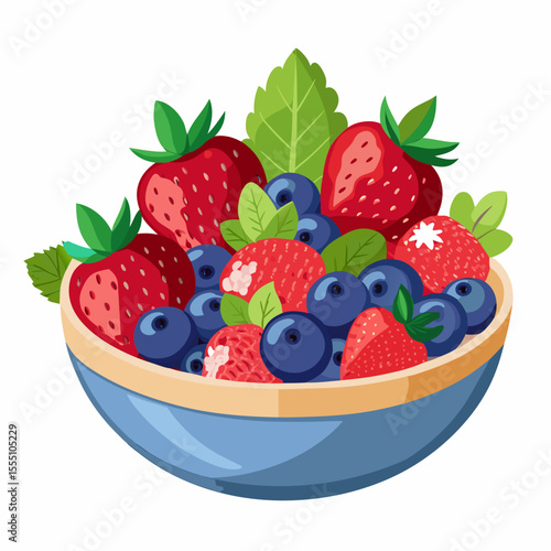 bowl of berries