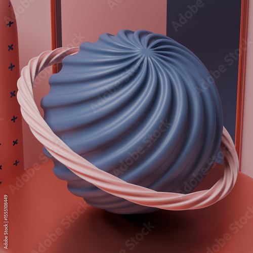 3D Podium Model – Minimal Abstract Display Stand