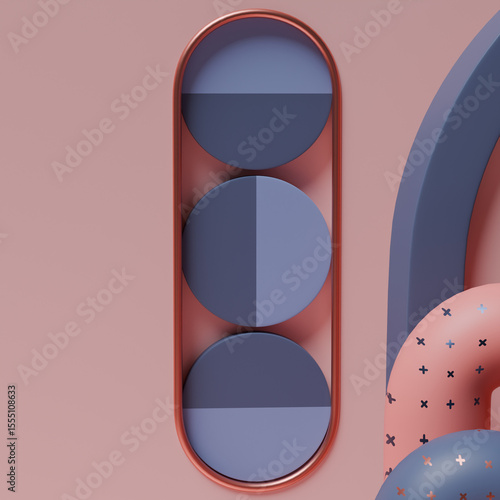 3D Podium Model – Minimal Abstract Display Stand