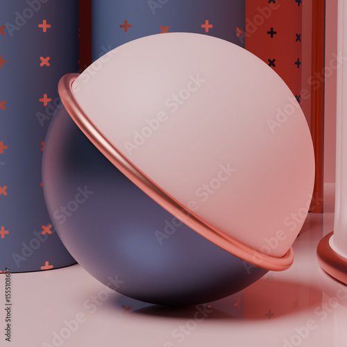 3D Podium Model – Minimal Abstract Display Stand