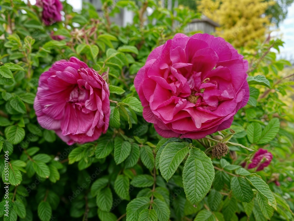 Fototapeta premium pink flowers in the garden