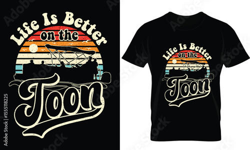 life is better on the toon t-shirt