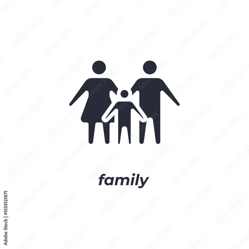 family care logo design template. child on the heart shape with hand care illustration family care logo design template. child on the heart shape with hand care illustration