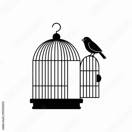 bird in cage