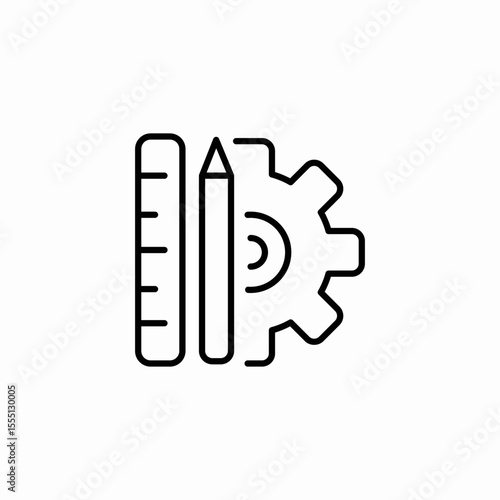 design settings icon sign vector