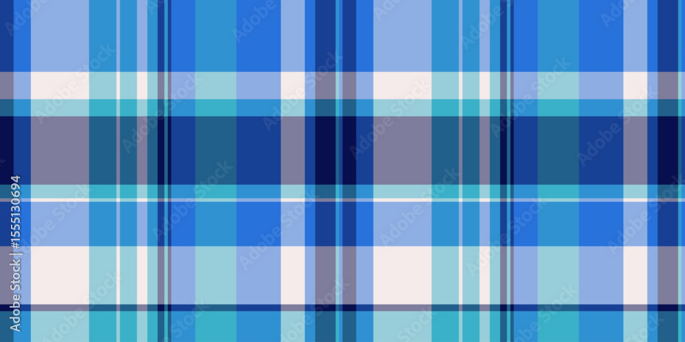 Canvas textile fabric check, japanese texture vector plaid. Iconic background pattern seamless tartan in cyan and blue colors. Canvas textile fabric check, japanese texture vector plaid. Iconic background pattern seamless tartan in cyan and blue colors.