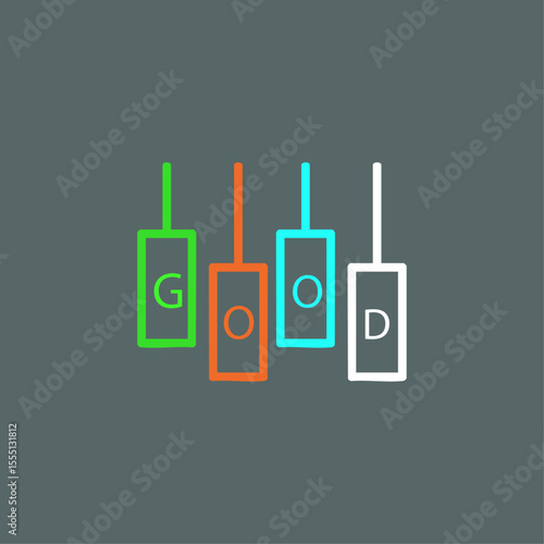 Good icon logo flat vector design