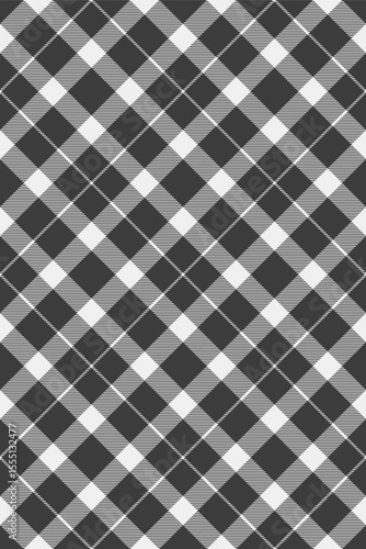 Wallpaper Mural Classic black and white plaid pattern.  Stylish geometric textile design ideal for fashion, interiors, or website backgrounds.  Subtle texture adds depth. Versatile and elegant monochrome aesthetic. Torontodigital.ca