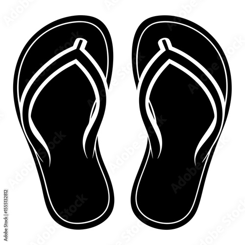 flip flops vector illustration