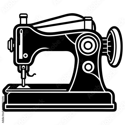 sewing machine vector