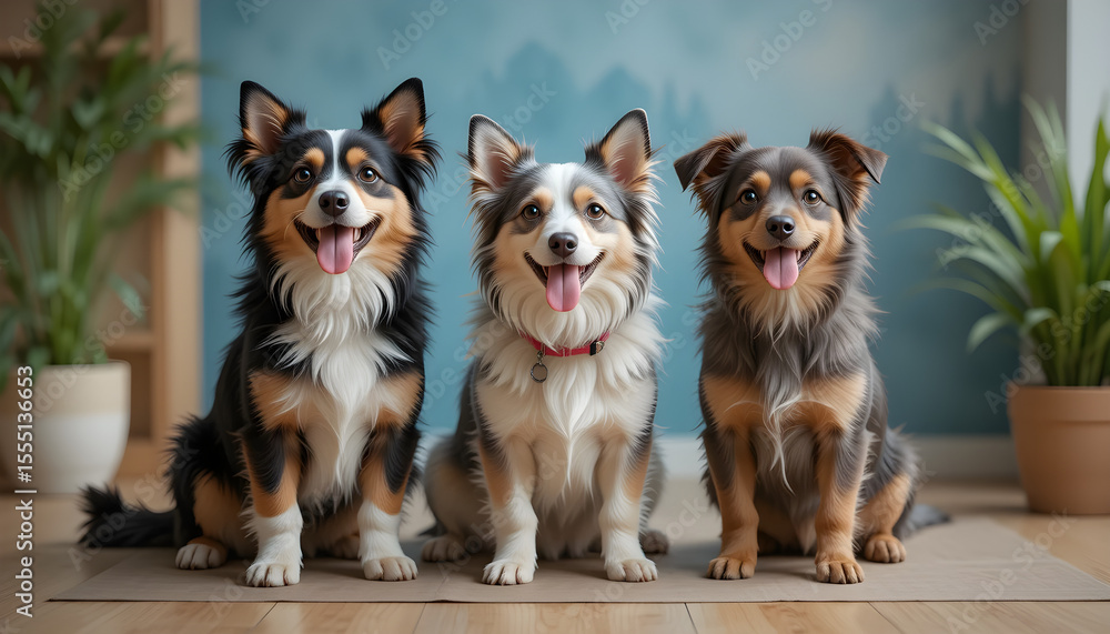 Obraz premium Modern doogs