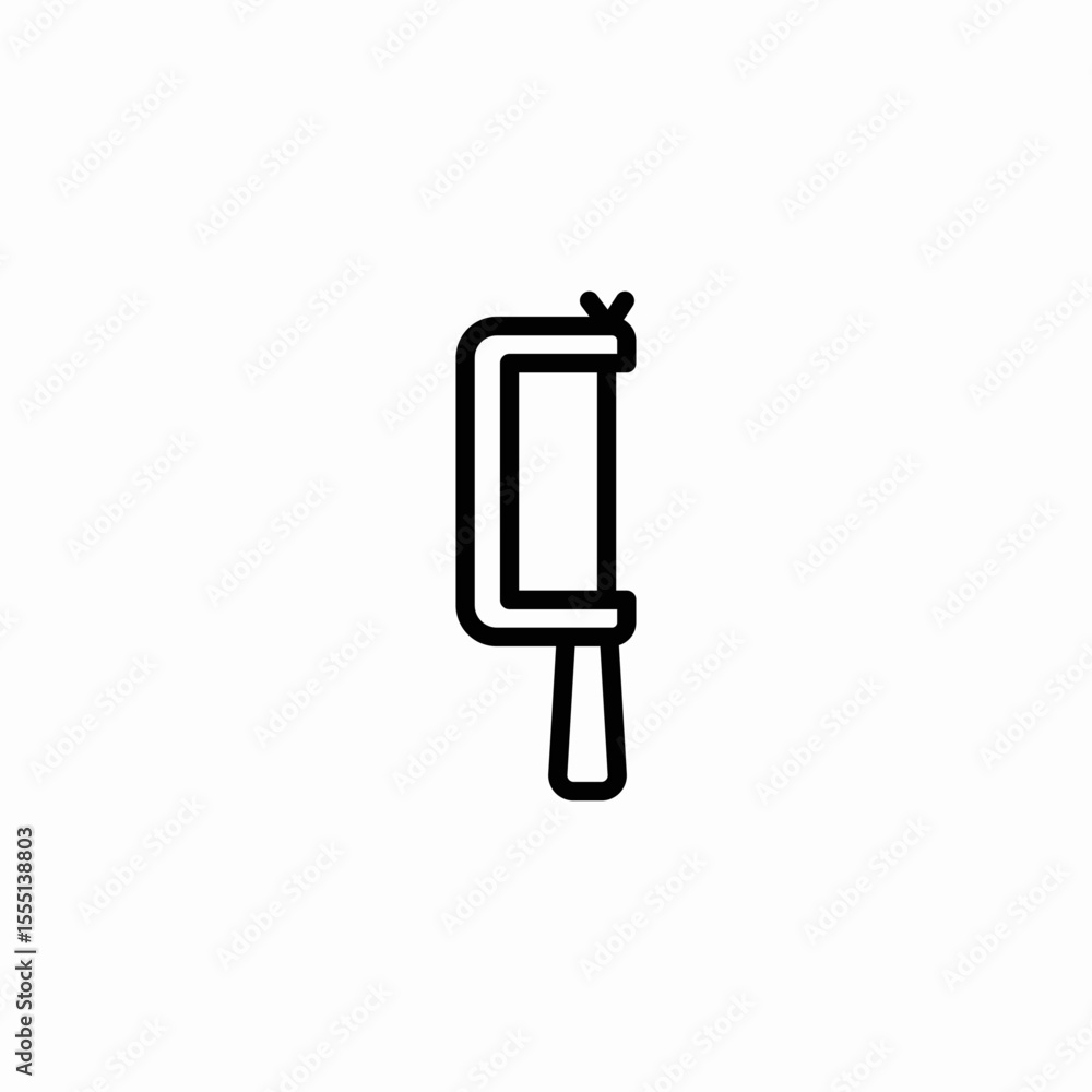 coping saw icon sign vector coping saw icon sign vector