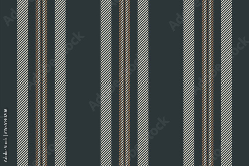 Vostalgia texture vector vertical, picnic seamless fabric background. Parm pattern lines stripe textile in dark and light colors.