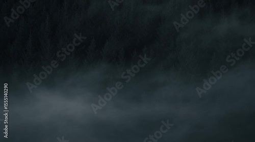 Wallpaper Mural Mysterious and atmospheric motion background of soft white fog or mist slowly rolling across a dark surface.

 Torontodigital.ca