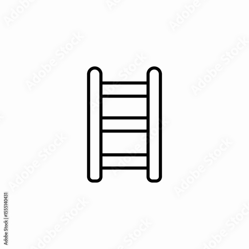 ladder stepladderr icon sign vector
