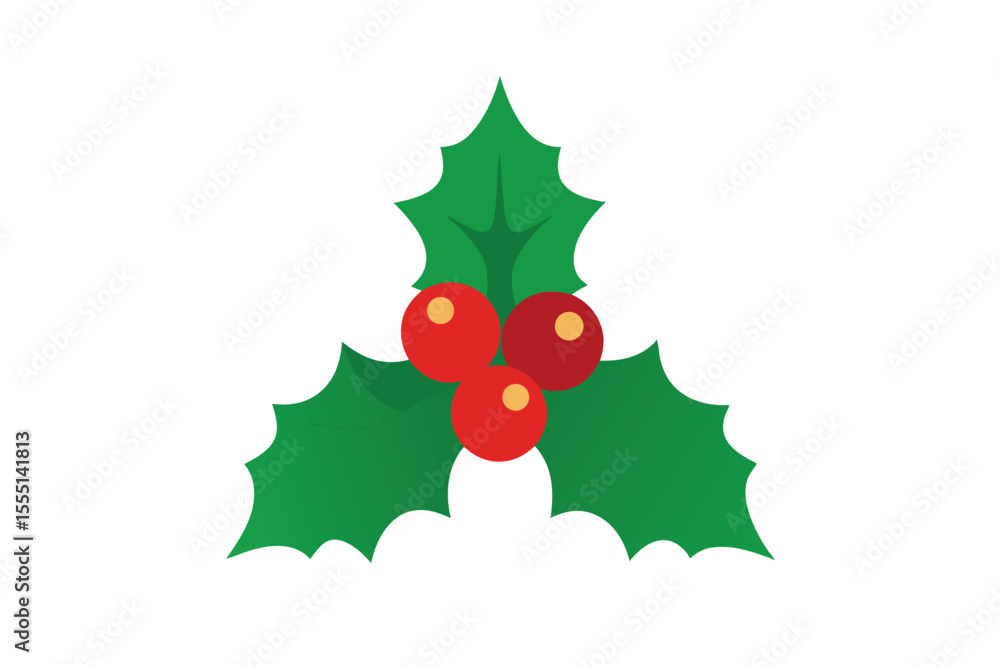 christmas tree with holly berries christmas tree with holly berries