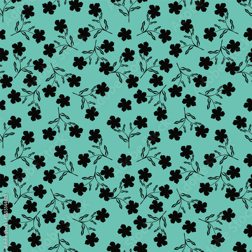vintage floral seamless pattern. Rich with nostalgia and classic elegance, this pattern evokes the charm of a bygone era for print and textile