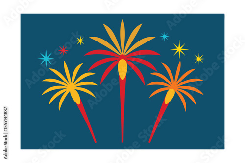 Vibrant Fireworks A Celebration of Light and Color