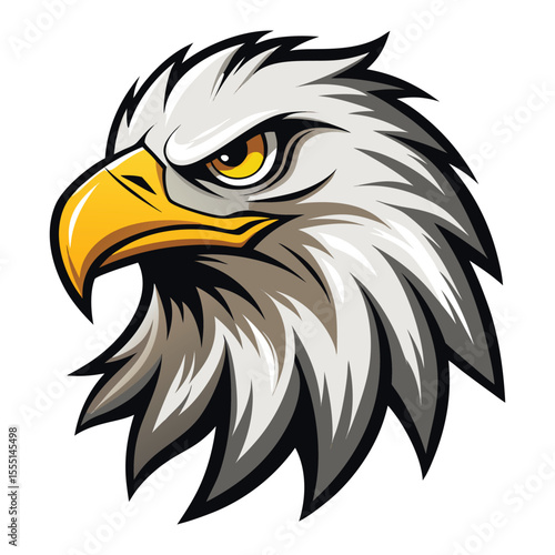 Wallpaper Mural bald eagle head vector. Torontodigital.ca