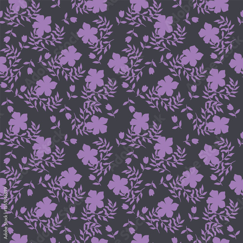 vintage floral seamless pattern. Rich with nostalgia and classic elegance, this pattern evokes the charm of a bygone era for print and textile