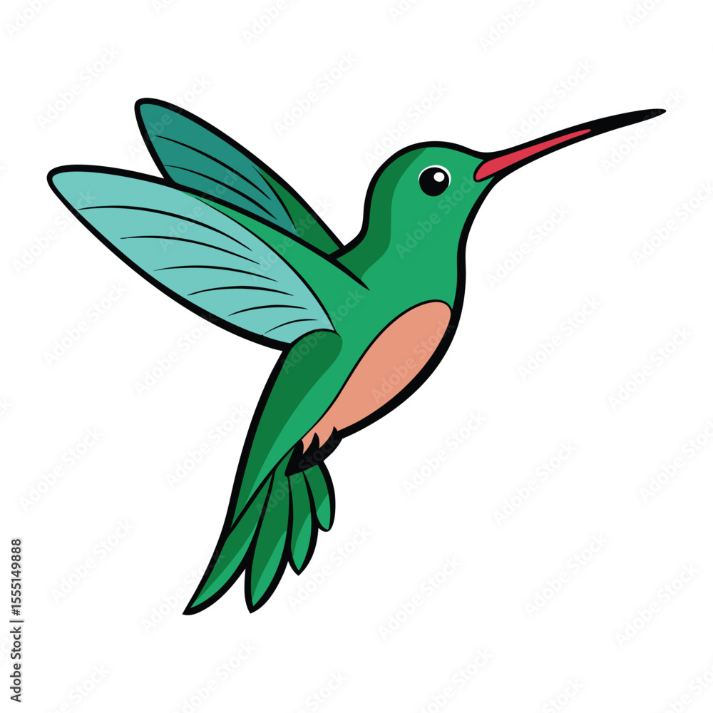 Obraz premium hummingbird in flight