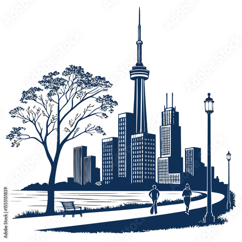 Toronto Cityscape Urban Exploration and Lakeside Tranquility