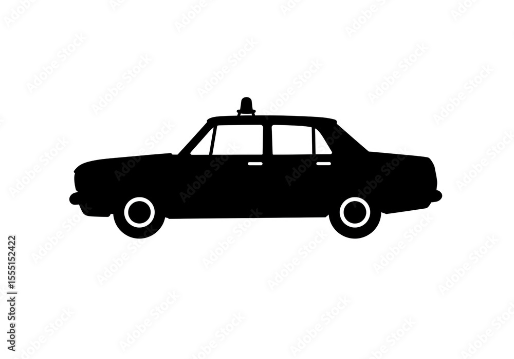 Fototapeta premium black and white car