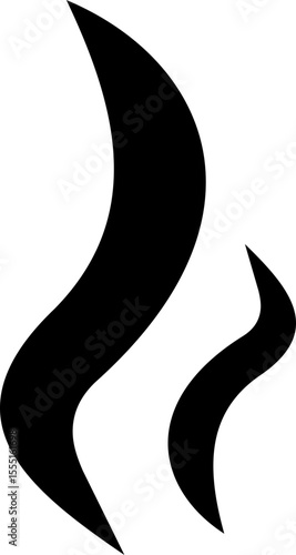 Aromas vaporize icon trendy flat hand drawn line comic doodle. Smells vector, hot aroma air fragrance , stink or cooking steam symbols, smelling or vapor, smoking or odors. cloud or wind silhouette.