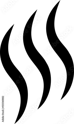 Aromas vaporize icon trendy flat hand drawn line comic doodle. Smells vector, hot aroma air fragrance , stink or cooking steam symbols, smelling or vapor, smoking or odors. cloud or wind silhouette.