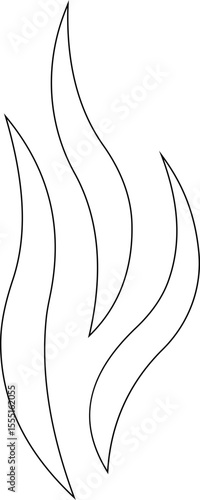 Aromas vaporize icon trendy flat hand drawn line comic doodle. Smells vector, hot aroma air fragrance , stink or cooking steam symbols, smelling or vapor, smoking or odors. cloud or wind silhouette.