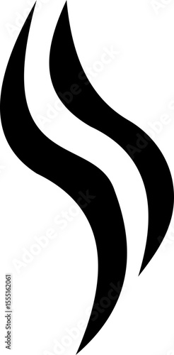 Aromas vaporize icon trendy flat hand drawn line comic doodle. Smells vector, hot aroma air fragrance , stink or cooking steam symbols, smelling or vapor, smoking or odors. cloud or wind silhouette.