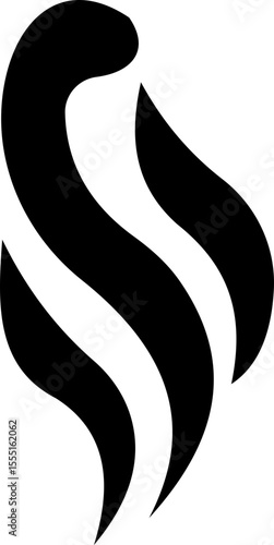 Aromas vaporize icon trendy flat hand drawn line comic doodle. Smells vector, hot aroma air fragrance , stink or cooking steam symbols, smelling or vapor, smoking or odors. cloud or wind silhouette.