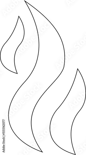Aromas vaporize icon trendy flat hand drawn line comic doodle. Smells vector, hot aroma air fragrance , stink or cooking steam symbols, smelling or vapor, smoking or odors. cloud or wind silhouette.