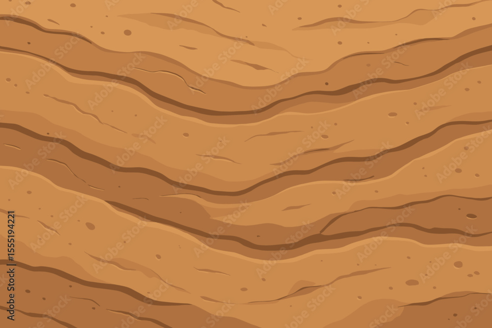 Seamless Natural Brown Sandstone Texture Vector. Layered Rock Surface Pattern. Abstract Desert Earth Background. Geological Sediment Illustration. Realistic Stone Terrain for Game or Design Seamless Natural Brown Sandstone Texture Vector. Layered Rock Surface Pattern. Abstract Desert Earth Background. Geological Sediment Illustration. Realistic Stone Terrain for Game or Design