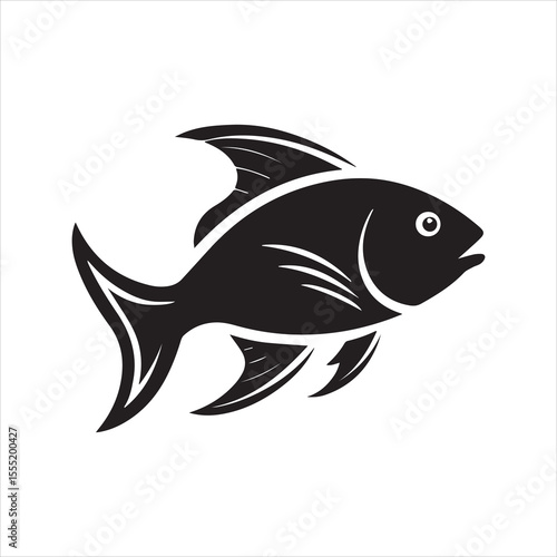basa fish vector art illustration
