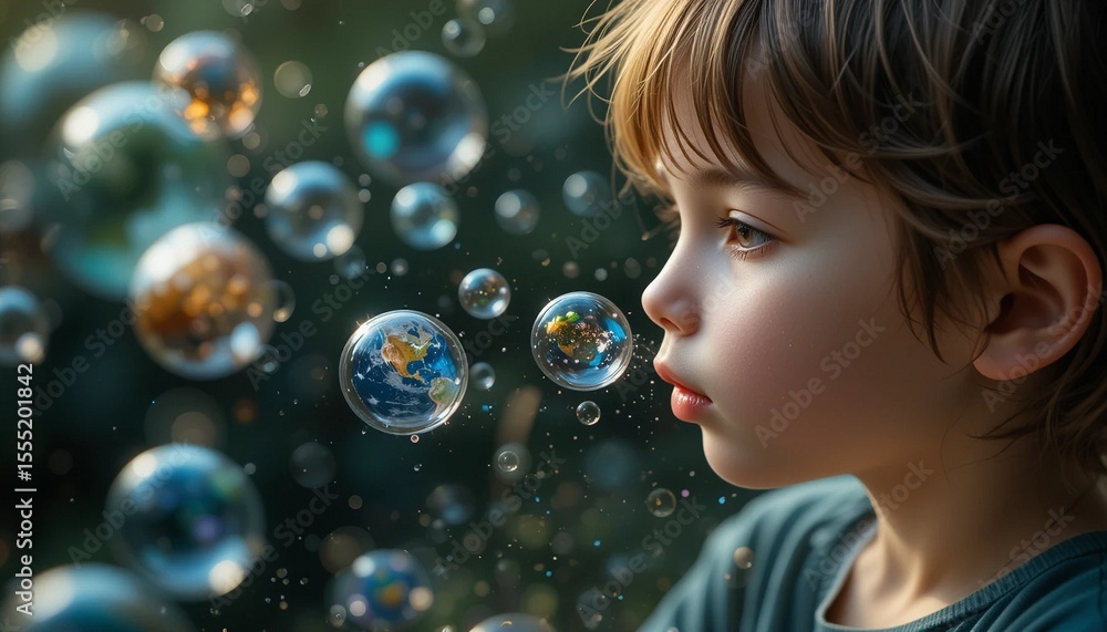 Naklejka premium Surreal Everyday Life is a visual style that combines ordinary everyday scenes with unexpected, fantastical elements, turning the familiar into the magical.