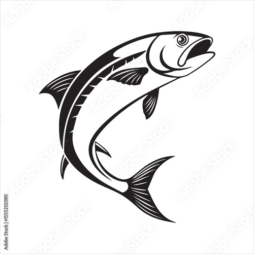 basa fish vector art illustration