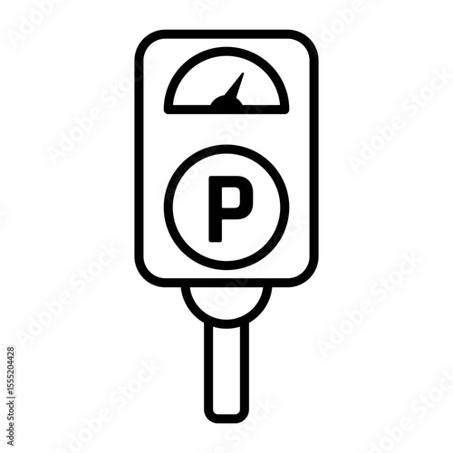 Parking meter icon