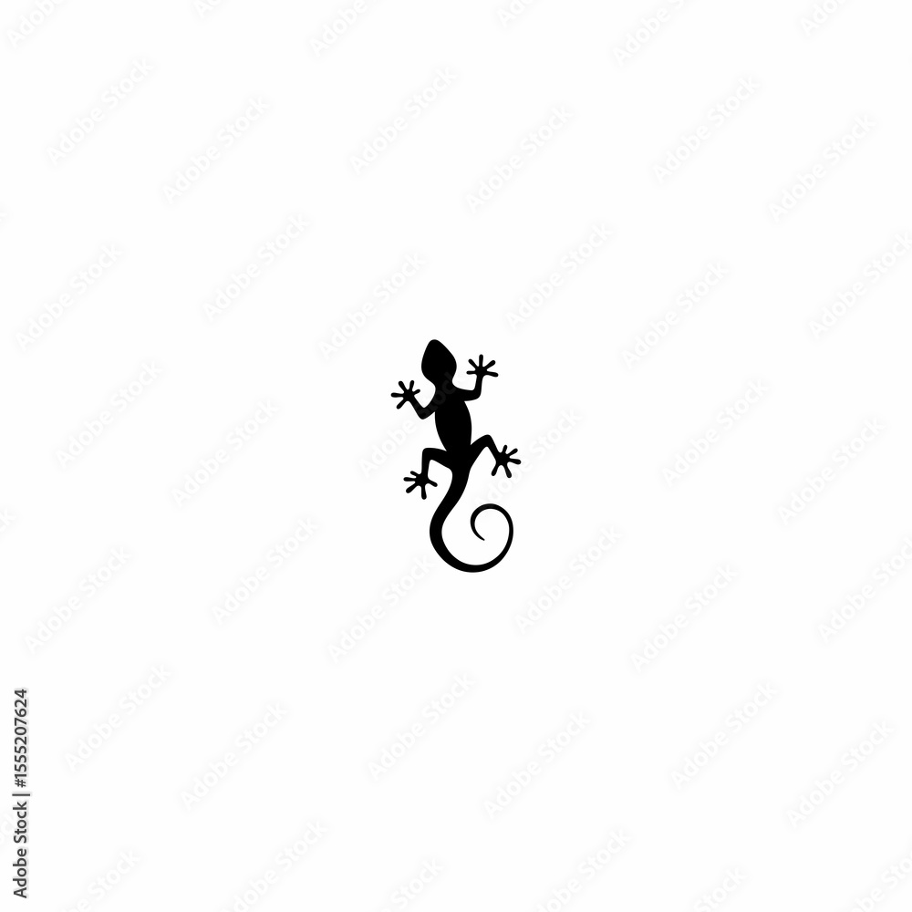 Obraz premium lizard vector art টিকটিকি