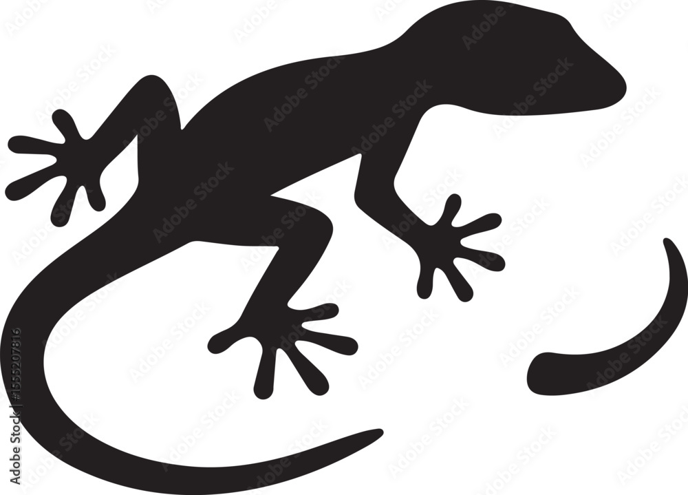 Obraz premium lizard vector art টিকটিকি