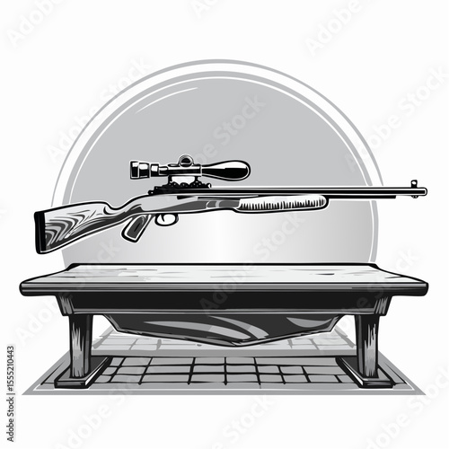Jaguar Image vector. Spotted Jaguar Sitting Vector Image on white background.