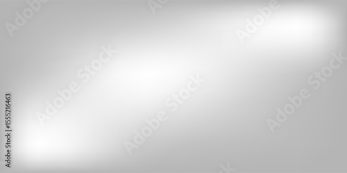 Silver foil background with metal mirror texture. Chrome gradient surface with light gloss simple abstract