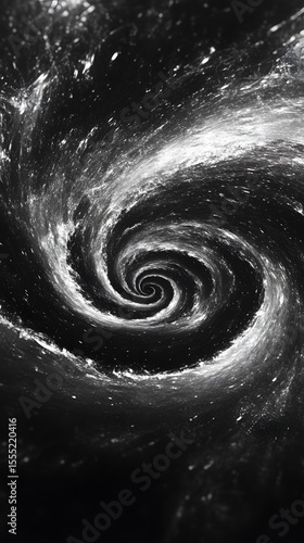 Spiral Vortex of a Dark Galaxy