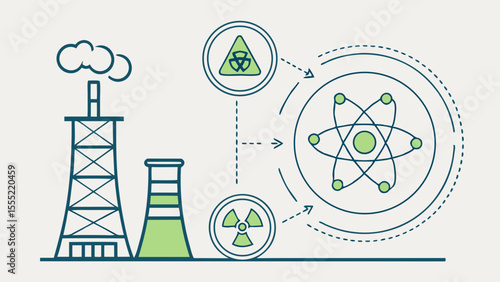 Nuclear Power Plant Atomic Structure and Radiation Hazards.