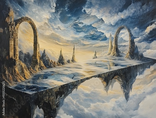 Glass-Floored Island in the Sky