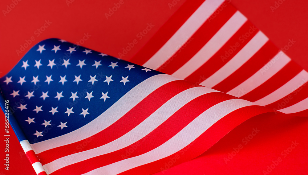 Obraz premium American flag, Happy Independence Day